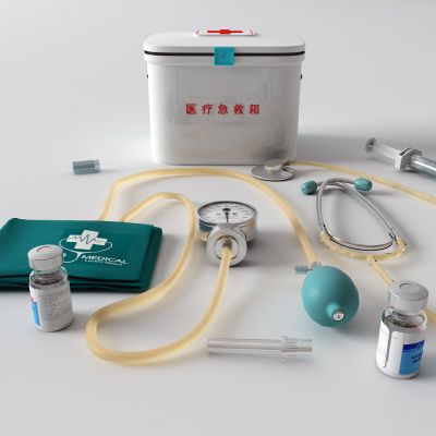 现代听诊器 医药箱