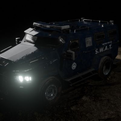 现代 防爆警车 警车 防暴车 越野车