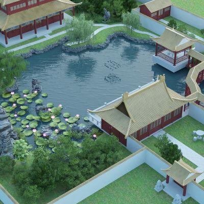 中式 皇家古建筑