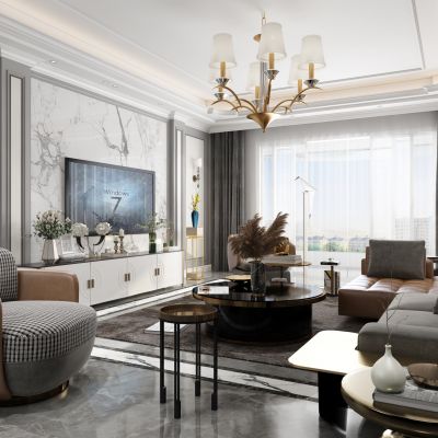 欧式风格的客厅