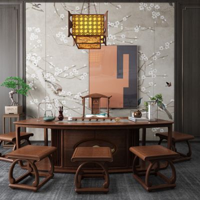 新中式茶桌 大班台