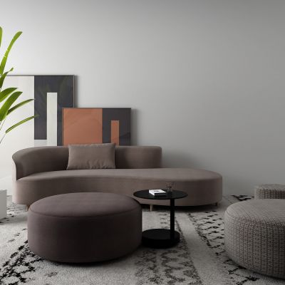 后现代布艺沙发