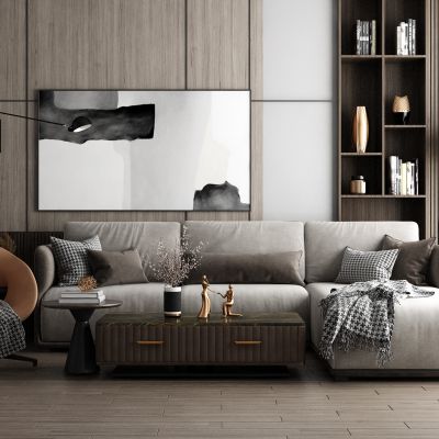 现代风格的沙发