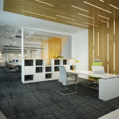 办公室,工作空间3D模型