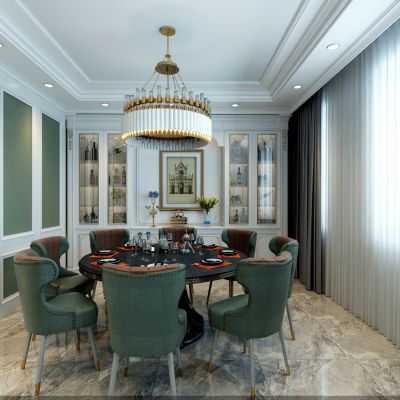 简欧客餐厅厨房