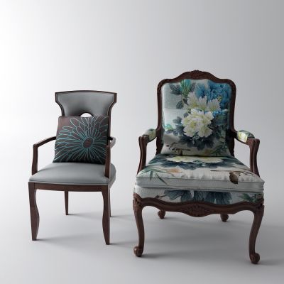 欧式餐椅 扶手椅