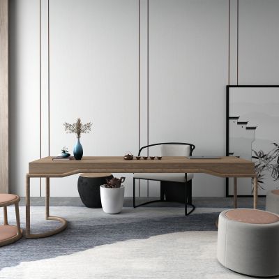 新中式茶桌 花瓶