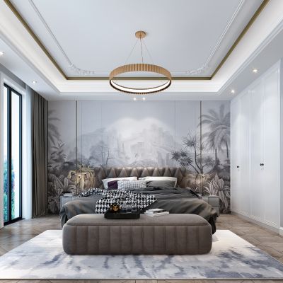 艾巴优-2020VIP学员投稿作品-现代卧室