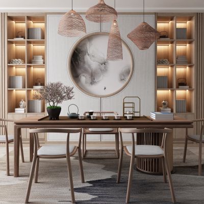 新中式茶桌 茶具