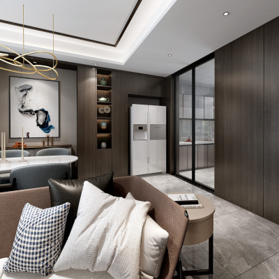 艾巴优-2020VIP学员投稿作品-现代客餐厅