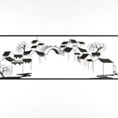 新中式装饰画墙饰