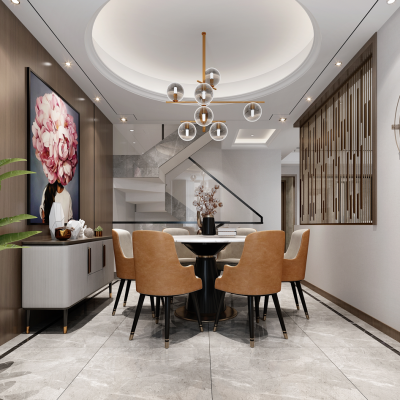 艾巴优-2020VIP学员投稿作品-现代客餐厅