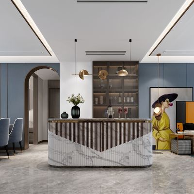 艾巴优-2020VIP学员投稿作品-现代客餐厅