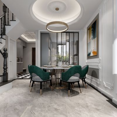 艾巴优-2020VIP学员投稿作品-现代客餐厅