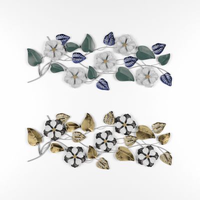 现代花瓣装饰墙饰