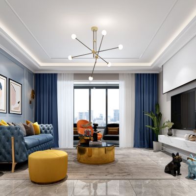 艾巴优-2020VIP学员投稿作品-现代客厅