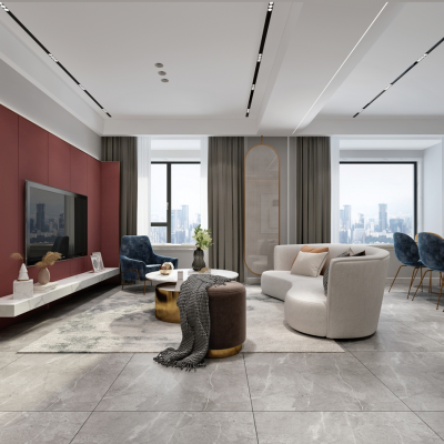 艾巴优-2020VIP学员投稿作品-现代客餐厅