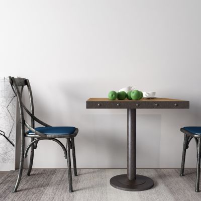 工业风餐桌 吧椅