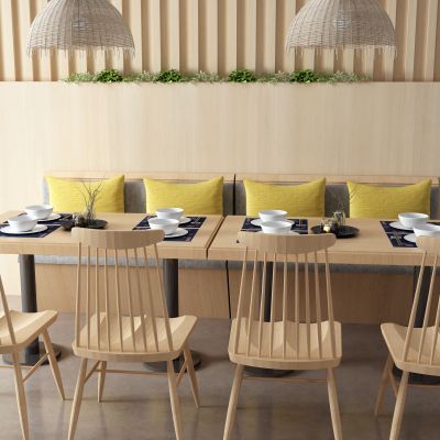 新中式餐桌 卡座