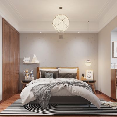 北欧复古儿童房