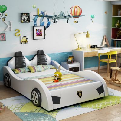 现代儿童汽车床3D模型