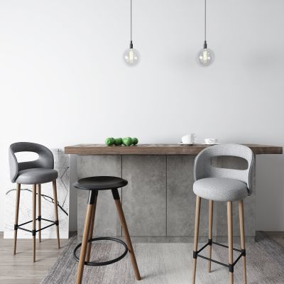 后现代吧椅 吧台