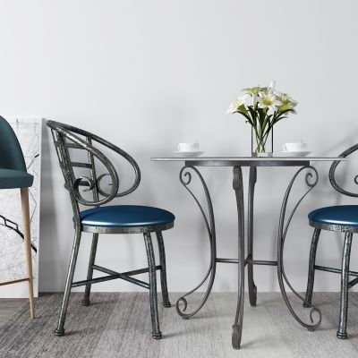 工业风咖啡桌 吧椅