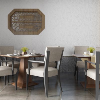 新中式餐桌 竹子