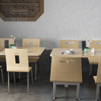 新中式餐桌 食堂