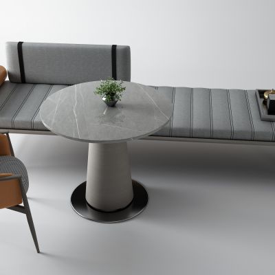 后现代大理石餐桌