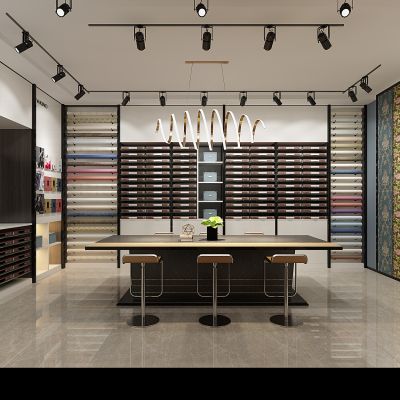现代建材软装布艺壁纸专卖店