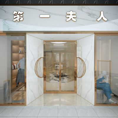 女装服装专卖店门头