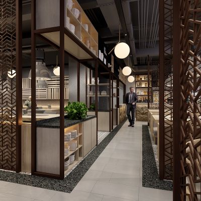 工业风豪华烤肉店餐厅