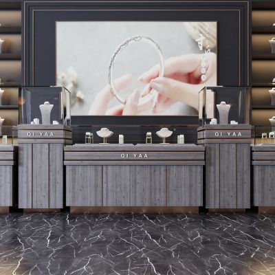 现代珠宝店3D模型