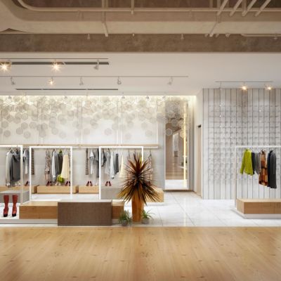 现代女装专卖店3D模型
