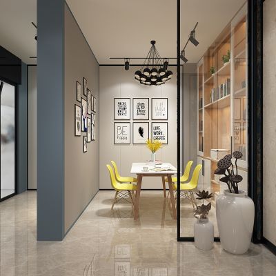 现代专卖店会谈洽谈区吊灯