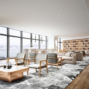 公休闲区3D模型