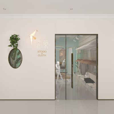 女装服装专卖店门头