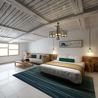 新中式民宿酒店客房