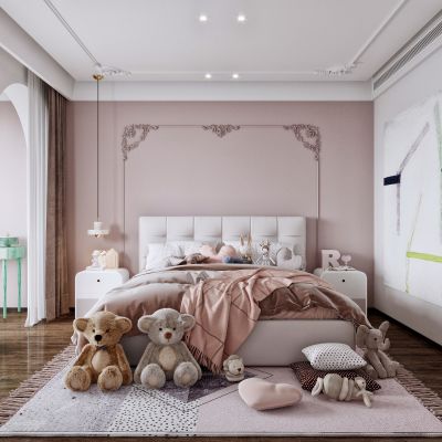 艾巴优-2020VIP学员投稿作品-新中式女孩房