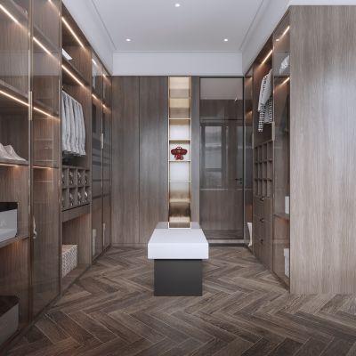 艾巴优-2020VIP学员投稿作品-新中式衣帽间