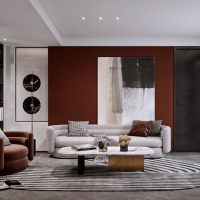 艾巴优-2020VIP学员投稿作品-现代负二楼休闲区