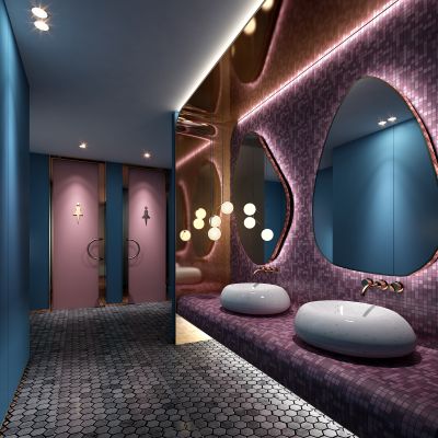 女卫生间3D模型