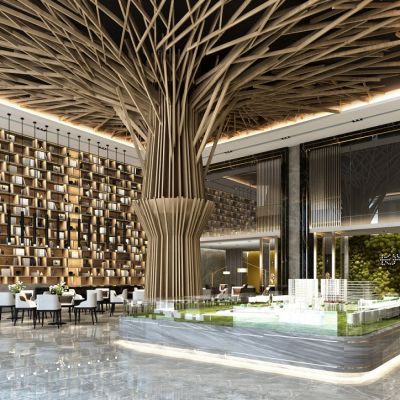 现代售楼处大厅