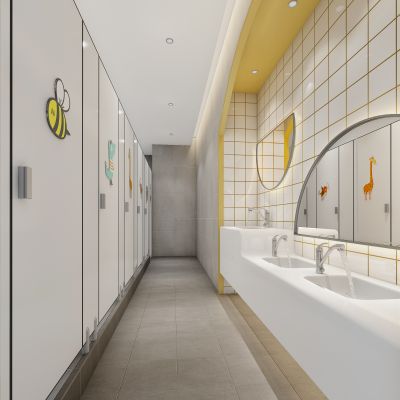 儿童卫生间3D模型