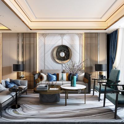 样板间别墅客厅