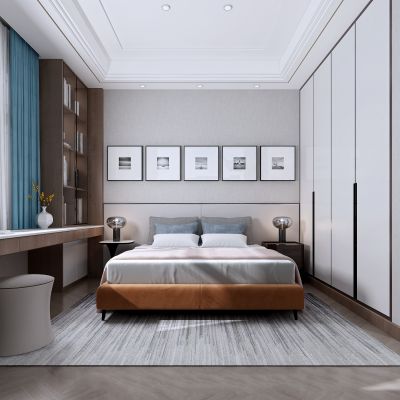 艾巴优-2020VIP学员投稿作品-新中式卧室