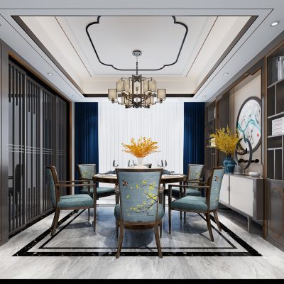新中式样板间餐厅
