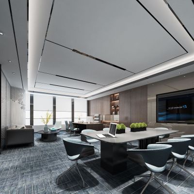 董事长办公室3D模型