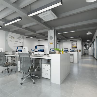 现代公共办公区